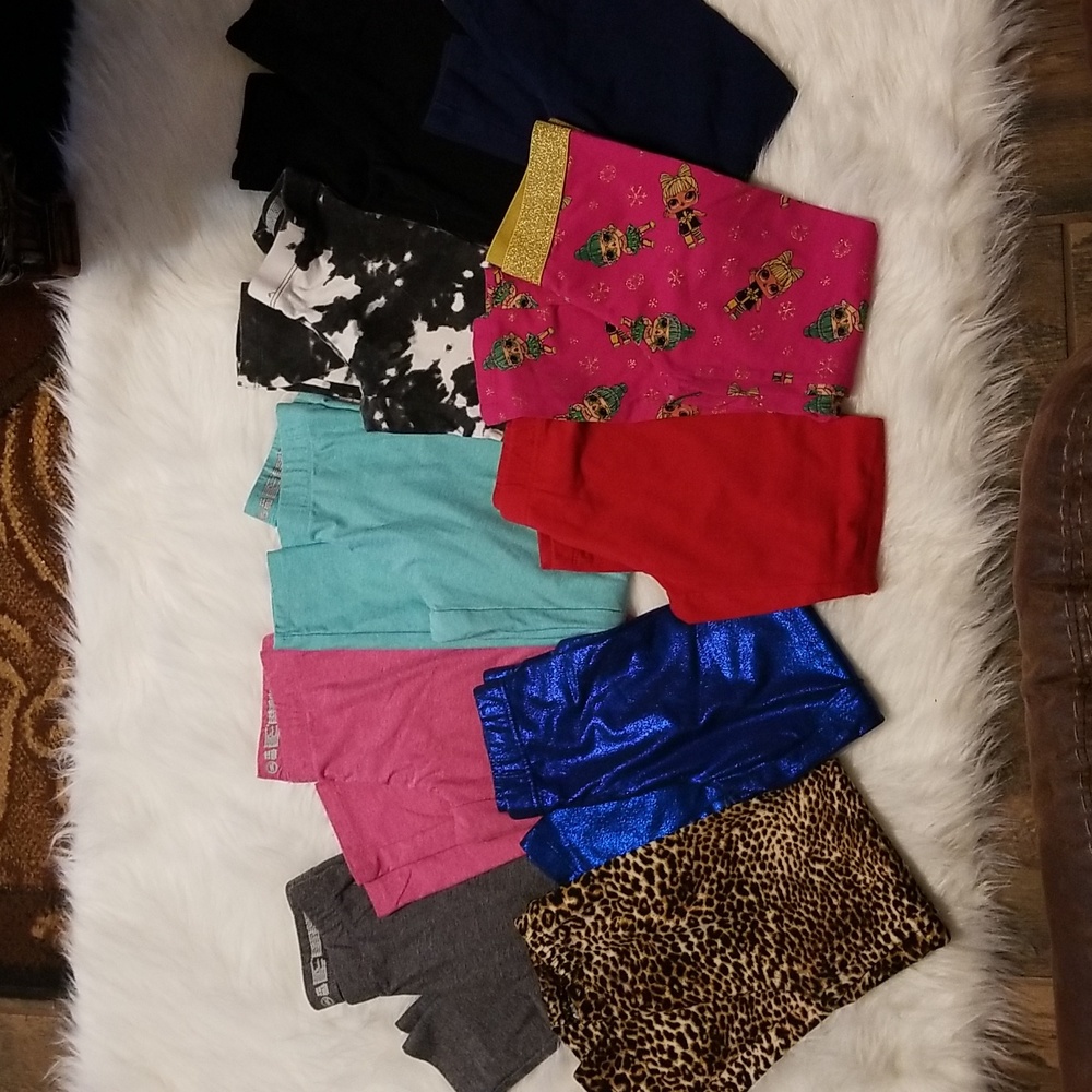 Bundle of Girls leggings size 6/6X